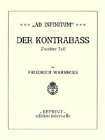 Warnecke, Friedrich: Der Kontrabass Teil 2